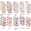 Naklejki 3D dla dzieci, 38 arkuszy, przeszło 1000 sztuk [13250000463]